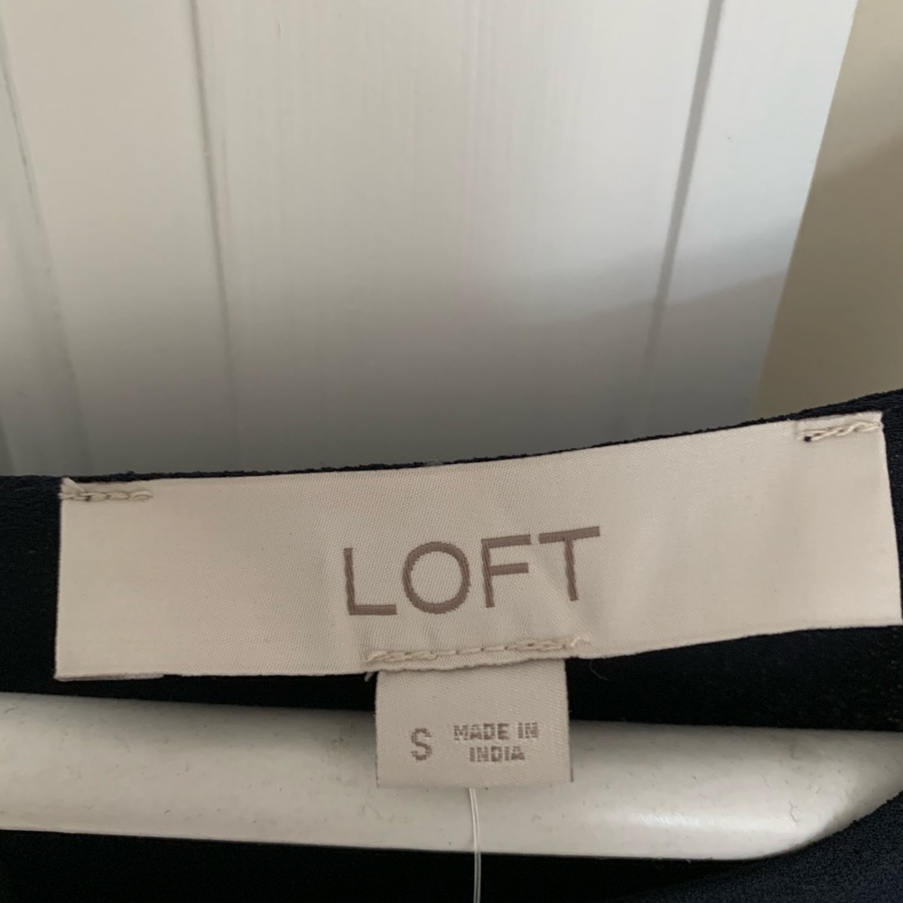 Loft size small navy blue dress NWT - Picture 3 of 3